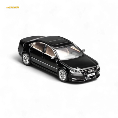(Pre-Order) Motorhelix 2008 Audi S8 D3 - Brilliant Black 1:64