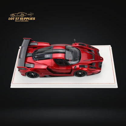NA Ferrari Enzo Gemballa MIG U1 - Transparent Red 1:18