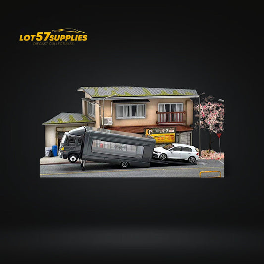 Unique Model Hino 500 HINO Ranger 5th Generation Outriggers GREY 1:64