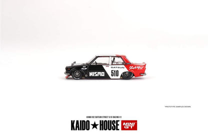 Mini GT x Kaido House Datsun KAIDO 510 Sedan Racing V1 1:64 KHMG102
