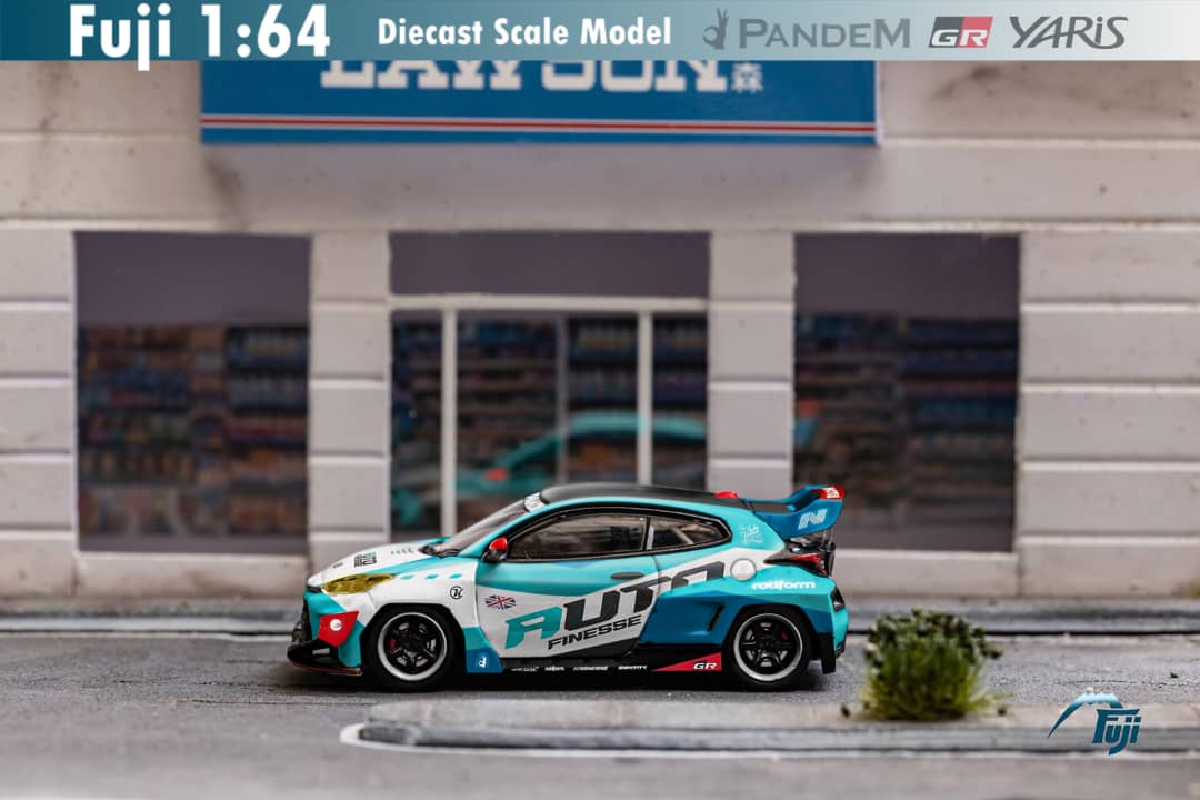 Fuji Toyota Yaris GR Auto Finesse Blue #99 1:64