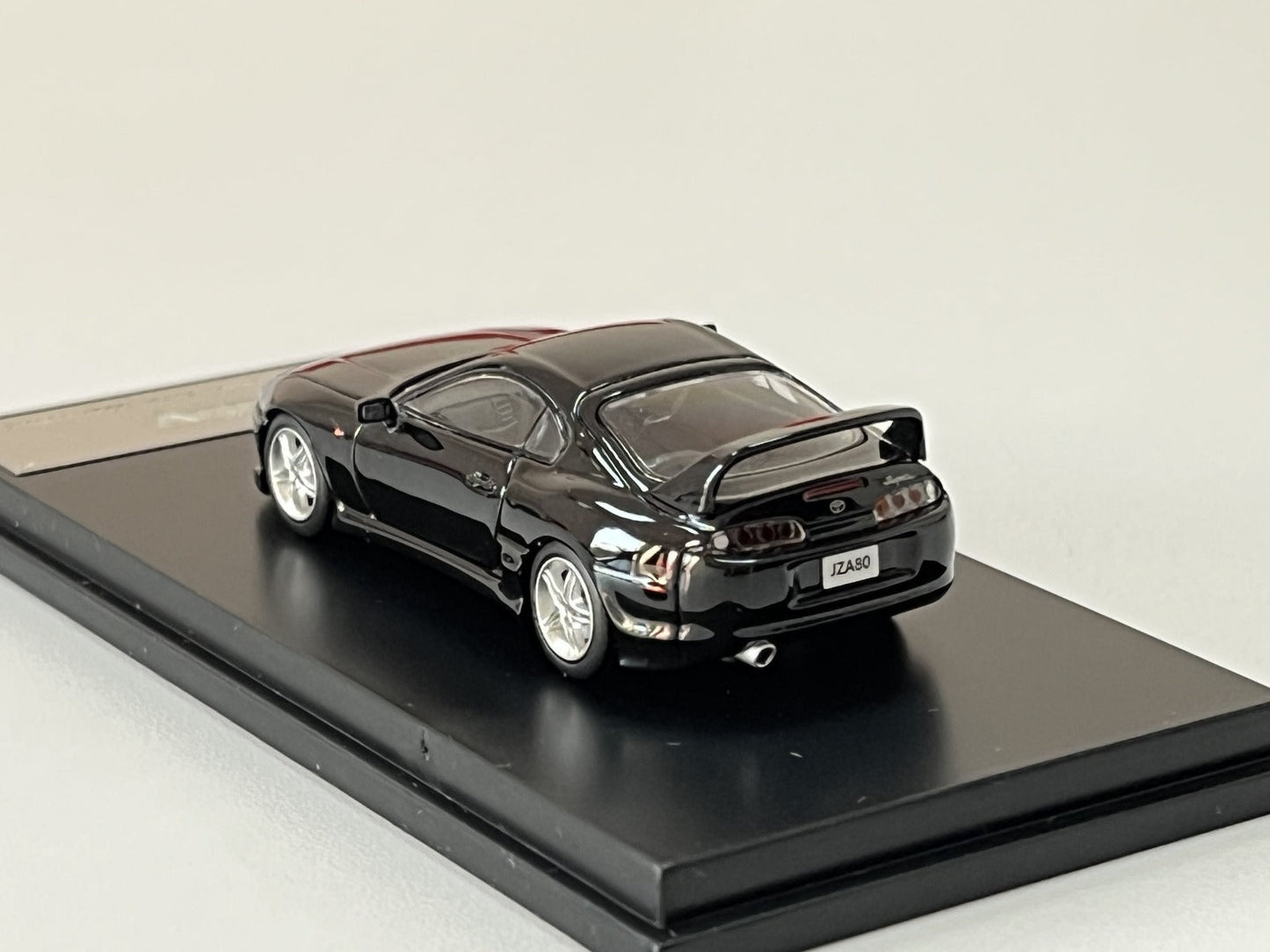 123 Hobby Toyota Supra JZA80Z in Black 1:64