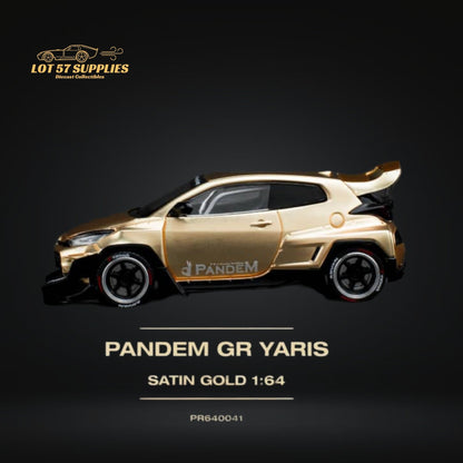 Pop Race Toyota Yaris GR Satin Gold 1:64