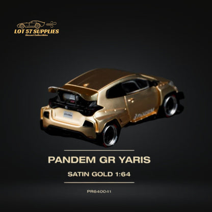 Pop Race Toyota Yaris GR Satin Gold 1:64