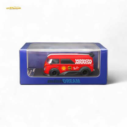 Mini Dream Volkswagen T1 RWB Van in Red WM Livery 1:64
