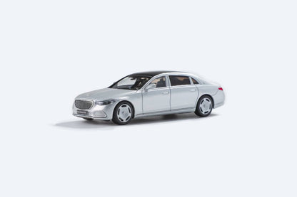 AR BOX 2021 Mercedes-Benz Maybach W223 Matte Silver 1:64