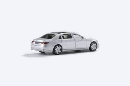 AR BOX 2021 Mercedes-Benz Maybach W223 Matte Silver 1:64