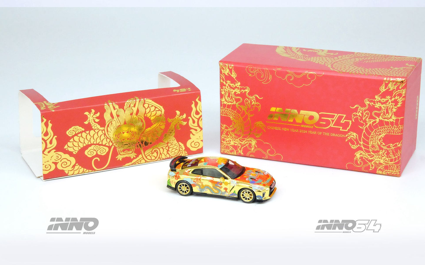 Inno64 Nissan Skyline GT-R R35 Year Of The Dragon Special Edition 2024 1:64
