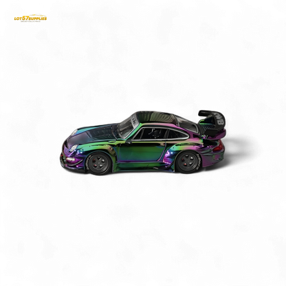 Star Model Porsche RWB 993 Magic Purple-Green 1:64