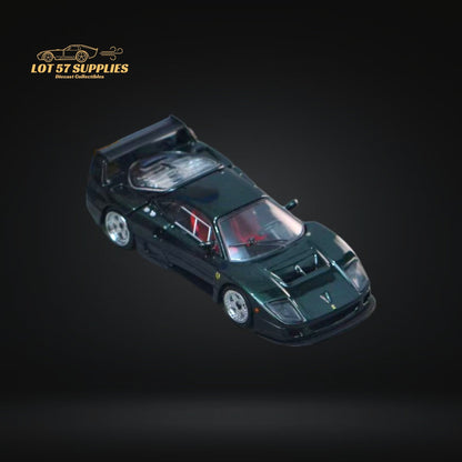 Stance Hunters Ferrari F40 LM British Green 1:64
