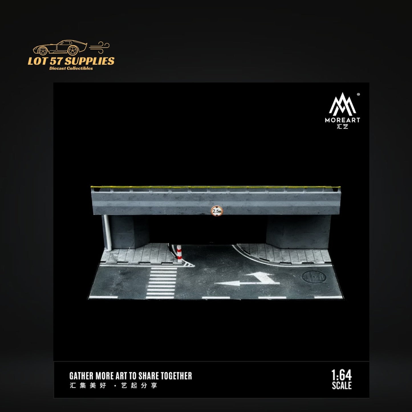 (Pre-Order) MoreArt OVERPASS SCENE MODEL Diorama Scene 1:64 MO901302