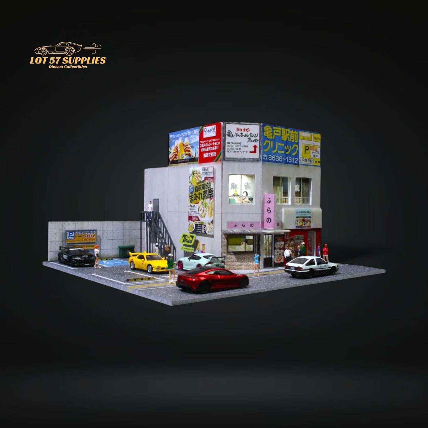 (Pre-Order) MoreArt Japanese Commercial Building Scene Diorama 1:64 MO936406