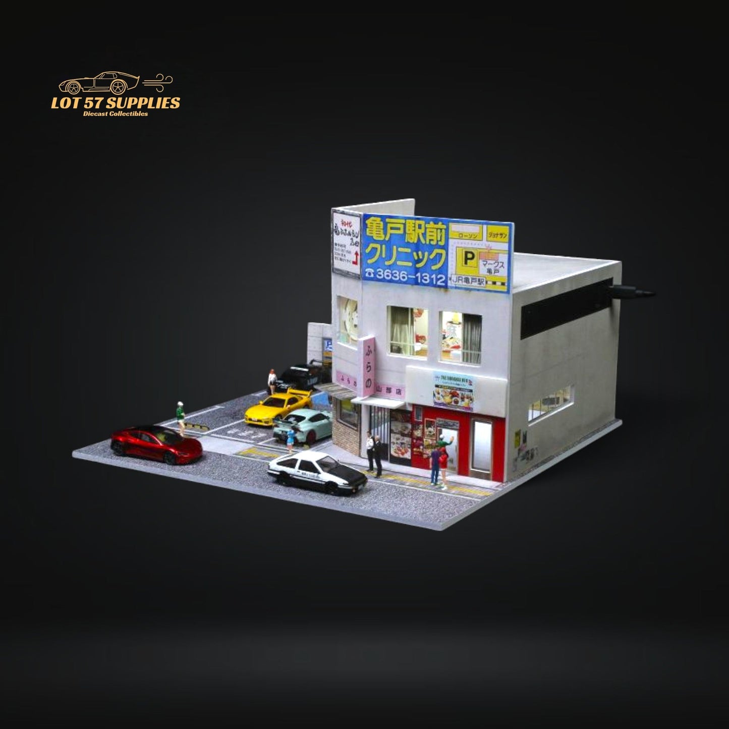(Pre-Order) MoreArt Japanese Commercial Building Scene Diorama 1:64 MO936406