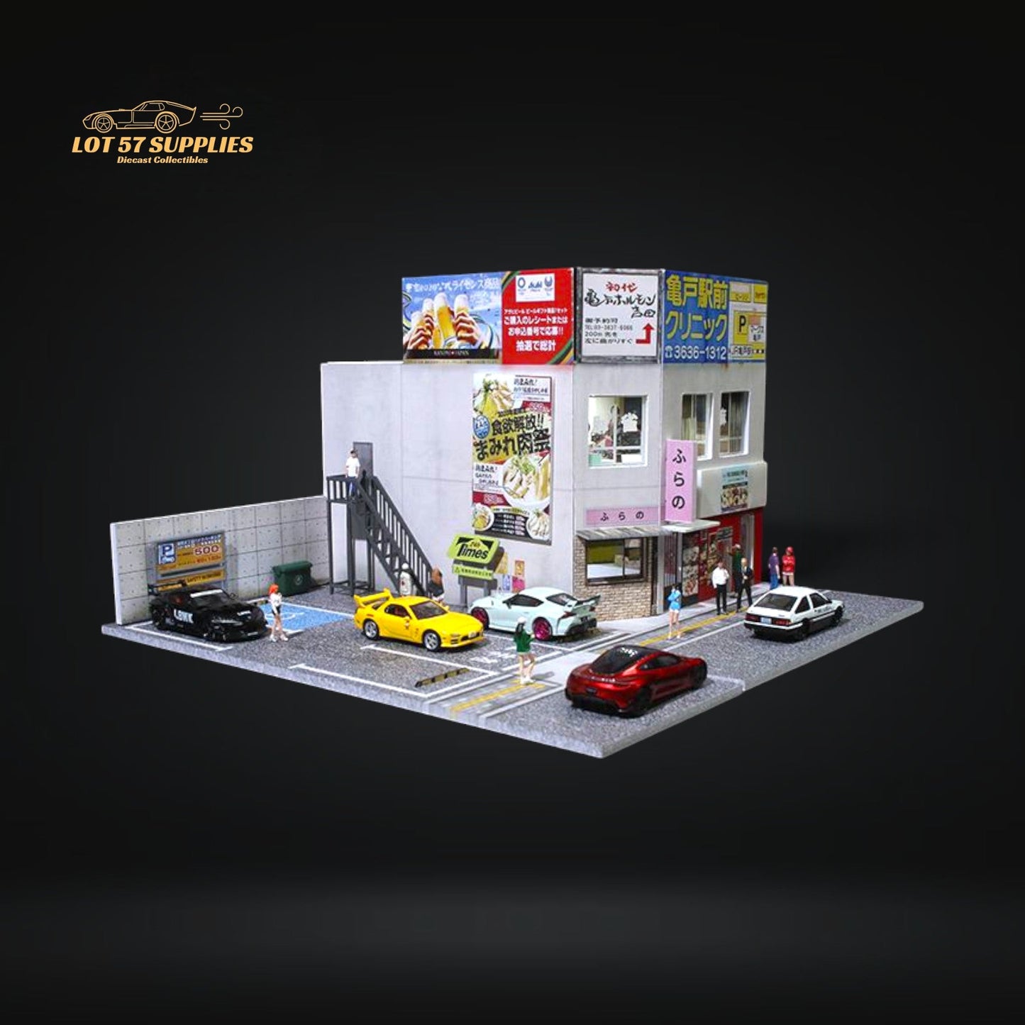 (Pre-Order) MoreArt Japanese Commercial Building Scene Diorama 1:64 MO936406