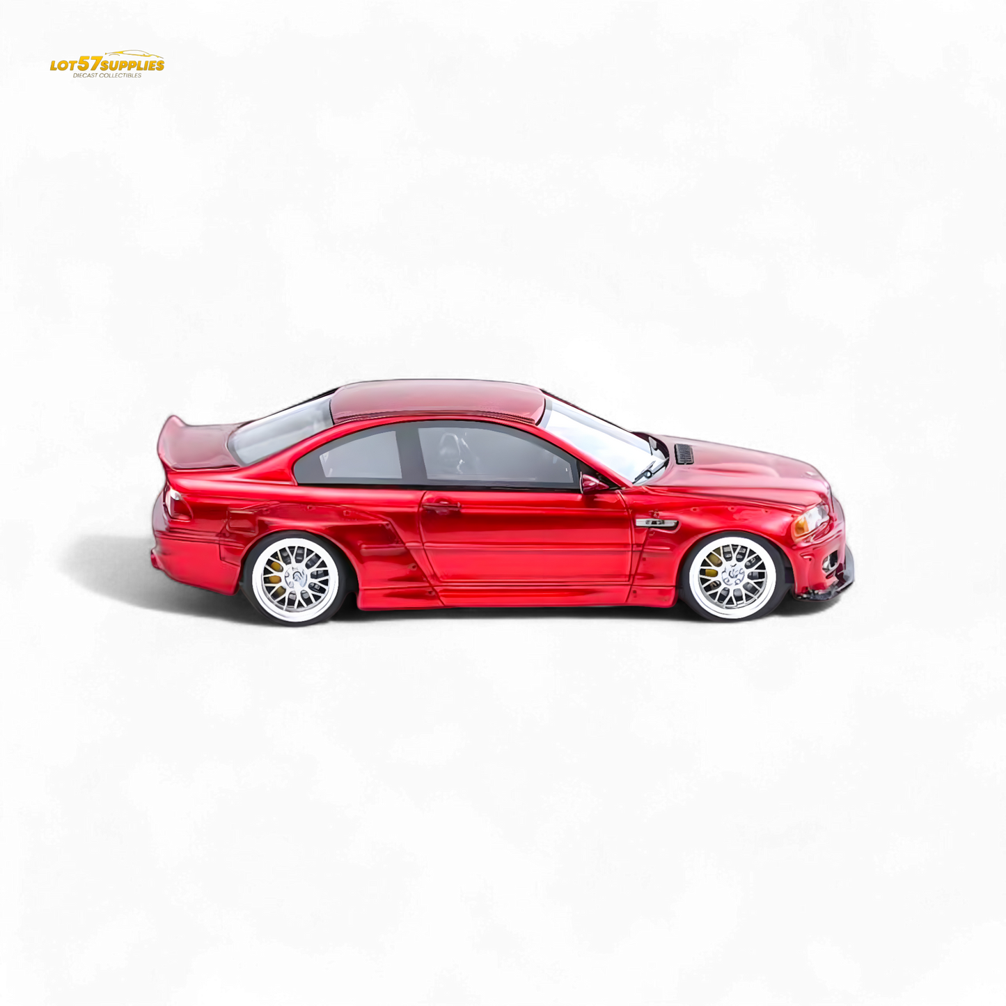 Flame BMW M3 E46 Widebody Pandem Metallic Red 1:64