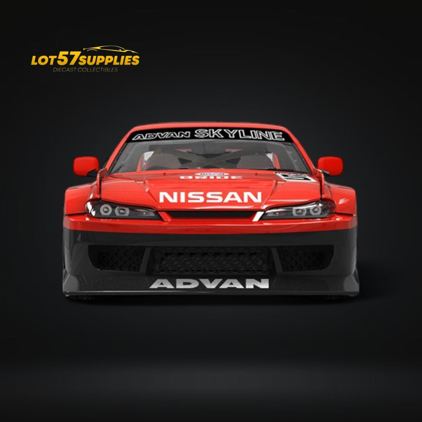 (Pre-Order) SUPCAR Silvia S15 Advan LBWK Livery Ordinary 1:64