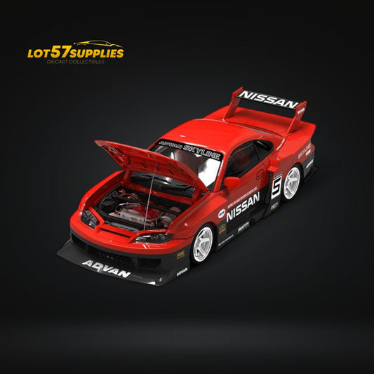 (Pre-Order) SUPCAR Silvia S15 Advan LBWK Livery Ordinary 1:64