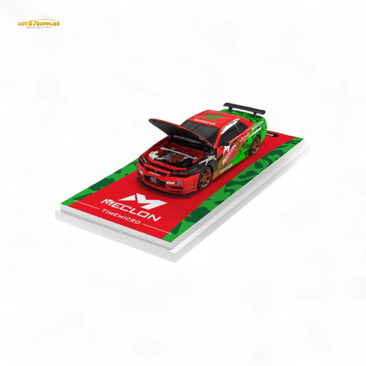 TimeMicro & MECLON GT-R R34 MECLON Ordinary 1:64