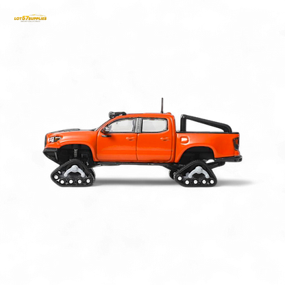 GCD Toyota TACOMA in Orange Red & 3PMSF Tires 1:64