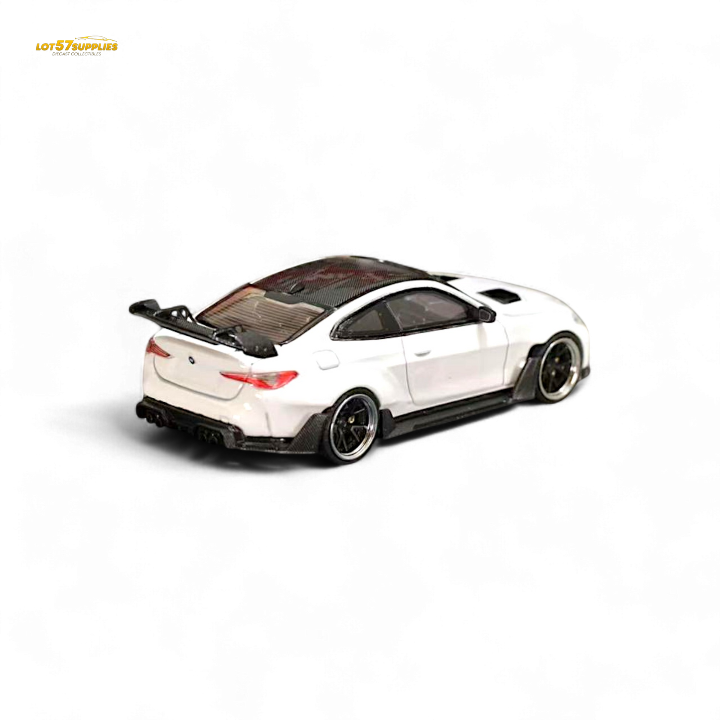 Street Weapon BMW M4 G82 Widebody in White 1:64