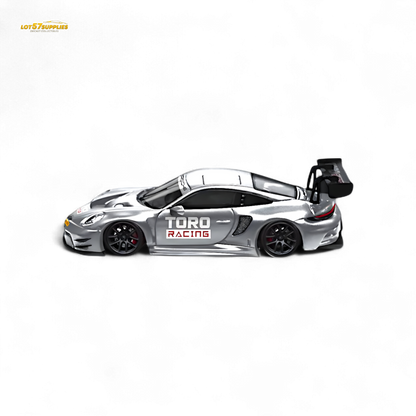 Star Race Porsche 911 GT3 Matte Silver 1:64