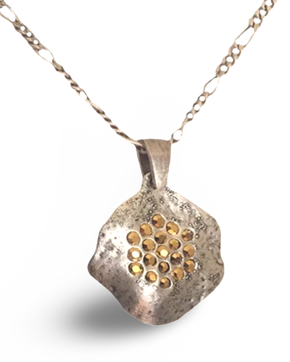 Crystal Full Moon Necklace by The Urban Charm