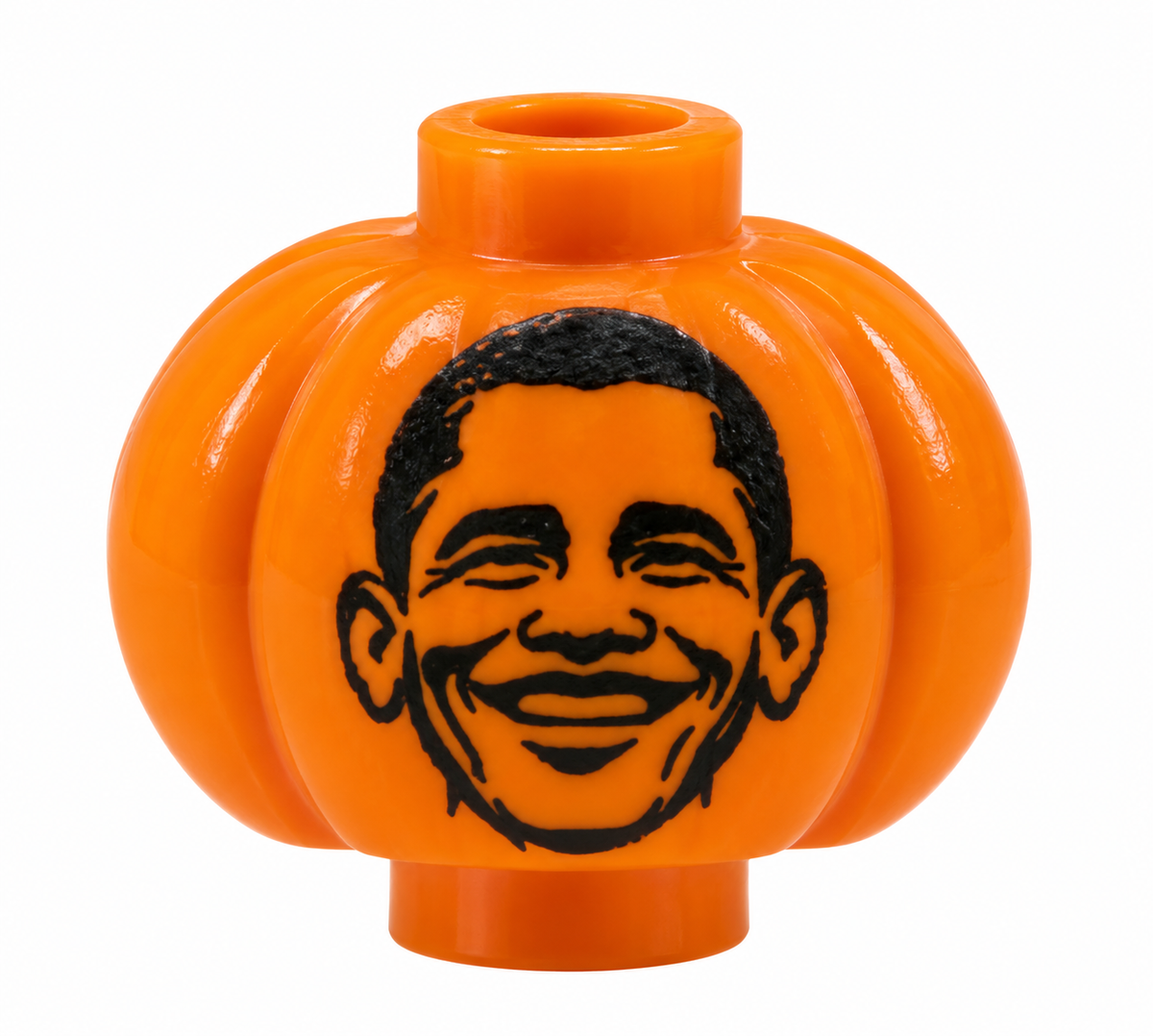 Obamakin Jack-o-lantern