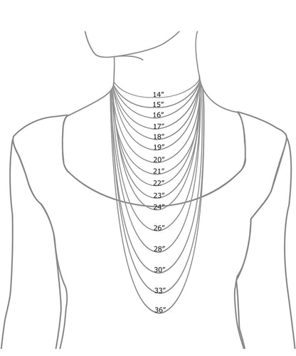 Donatello Gian Solid Sterling Silver Thin Box Chain Pendant Necklace - 5 Lengths by Donatello Gian