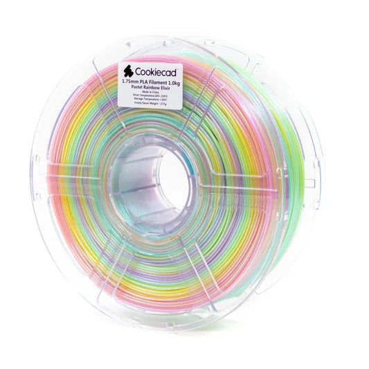Pastel Rainbow Elixir PLA Filament 1.75mm, 1kg