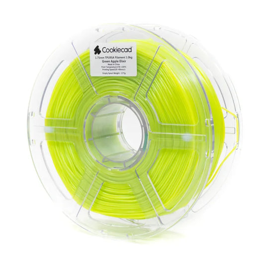 TPU Green Apple Elixir TPU 95A Filament 1.75mm, 1kg