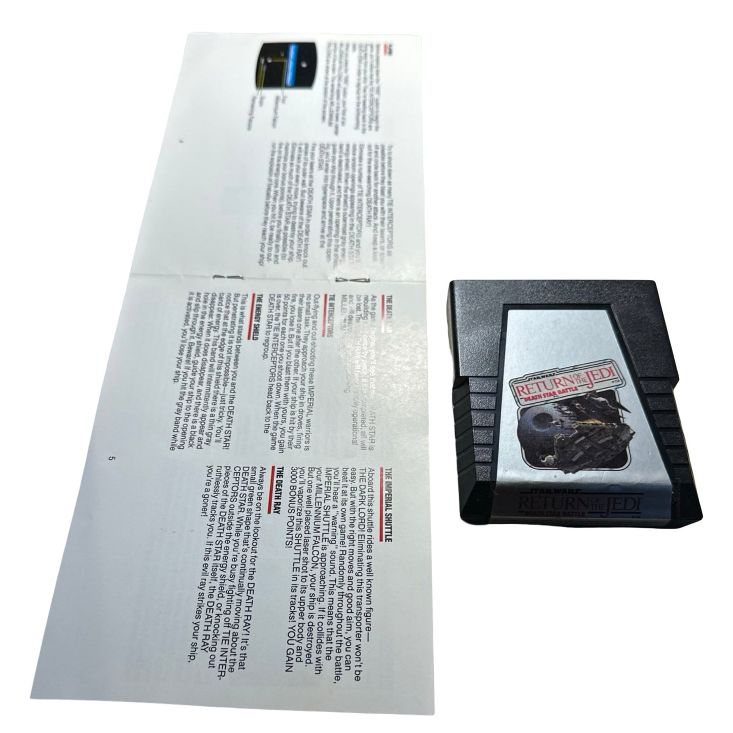 Star Wars Return of the Jedi Death Star Battle - Atari 2600