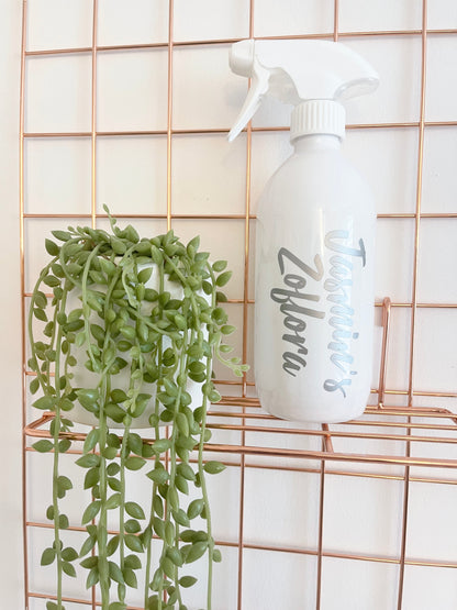 Set Of 2 Personalised Spray Bottles 500ml (Font choices 2nd Image) - Any Wording by WinsterCreations™ Official Store