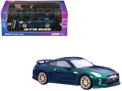 Nissan GT-R (R35) T-Spec RHD (Right Hand Drive) Midnight Purple Metallic 1/64 Diecast Model Car by Inno Models  free shipping USA