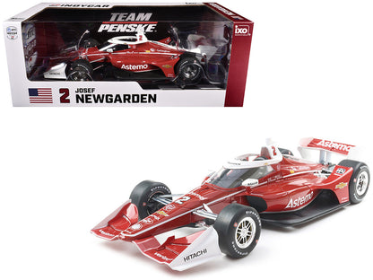 Dallara IndyCar #2 Josef Newgarden "Astemo" Team Penske (Road Course Configuration) "NTT IndyCar Series" (2025) 1/18 Diecast Model Car by IXO Models  free shipping USA