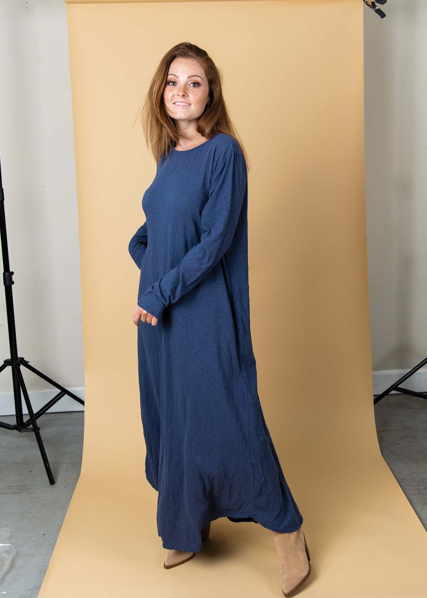 Be Clever Duo Dress - Inky Blue by And For Good