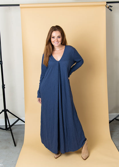 Be Clever Duo Dress - Inky Blue by And For Good