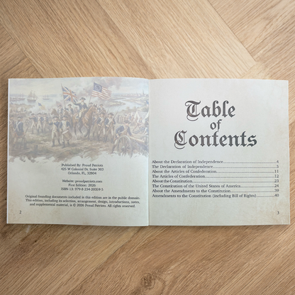 The Constitution and Founding Documents: America's 250th Anniversary Book