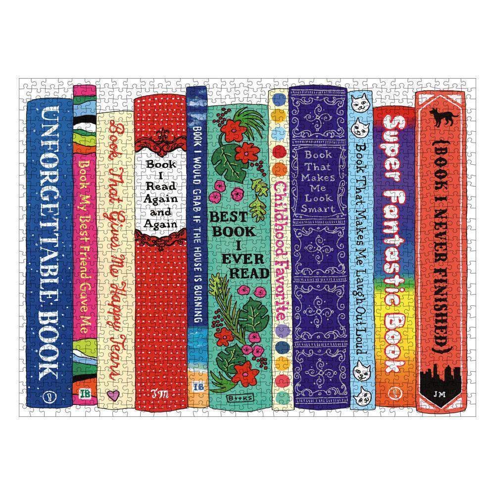 Ideal Bookshelf 1000 Piece Jigsaw Puzzle Galison