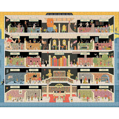 In the Bookstore 1000 Piece Jigsaw Puzzle PA Press