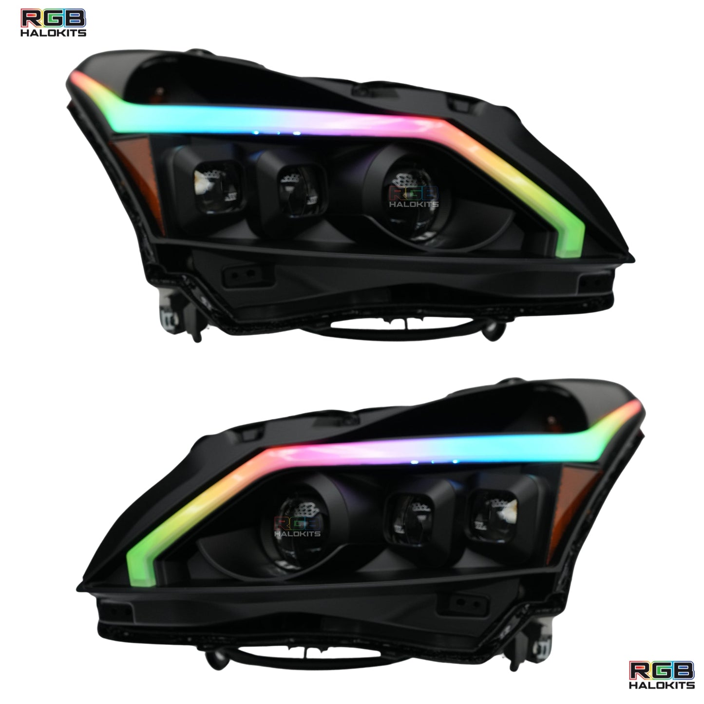 (2010-2013) Infiniti G37 Multicolor Flow DRL Boards (for Spyder Headlights only)
