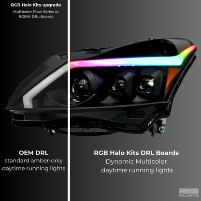 (2010-2013) Infiniti G37 Multicolor Flow DRL Boards (for Spyder Headlights only)