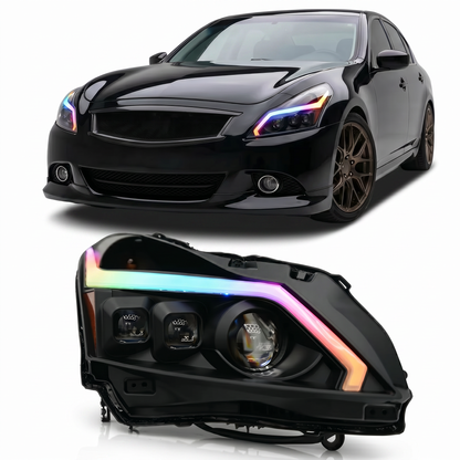 (2010-2013) Infiniti G37 Multicolor Flow DRL Boards (for Spyder Headlights only)