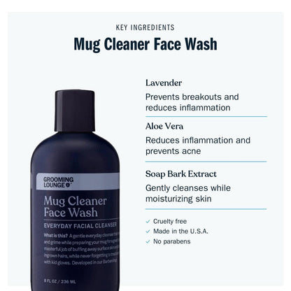 Grooming Lounge Mug Cleaner Face Wash by Grooming Lounge