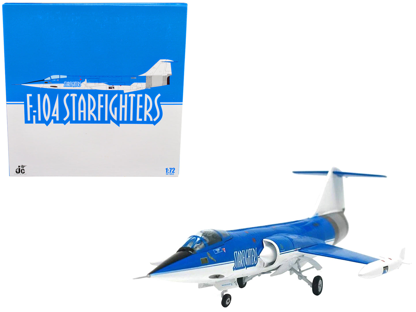 Lockheed F-104S Starfighter Aircraft "Starfighters Aerospace Aerobatics Team" (2012) 1/72 Diecast Model by JC Wings  free shipping USA
