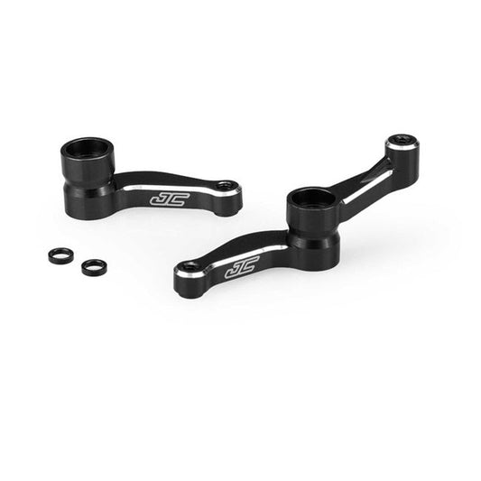 JConcepts JCO2354-2 Aluminum Steering Bell Crank Set (Black)
