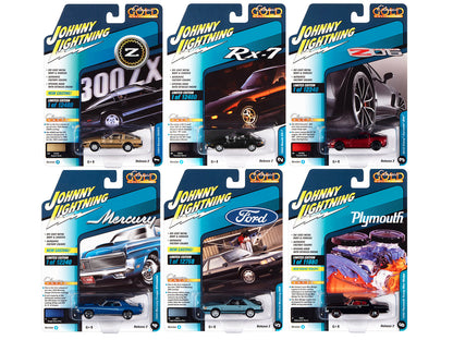 "Classic Gold Collection" 2022 Set A of 6 Cars Release 2 1/64 Diecast Model Cars by Johnny Lightning  free shipping USA