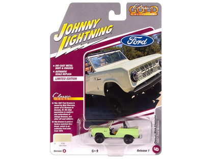 1967 Ford Bronco "Nick Cherrone" Glen Green "Classic Gold Collection" 1/64 Diecast Model Car by Johnny Lightning