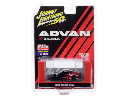 2004 Nissan 350Z ADVAN Yokohama "Johnny Lightning 50th Anniversary" Limited Edition to 3600 pieces Worldwide 1/64 Diecast Model Car by Johnny Lightning  free shipping USA
