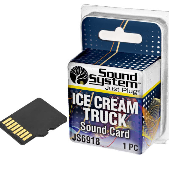 Woodland Scenics JS6918 Ice Cream Truck Sound Card Just Plug System