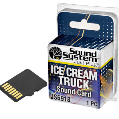 Woodland Scenics JS6918 Ice Cream Truck Sound Card Just Plug System